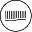 Terrain adaptation and floating cutting deck icon for robotic lawn mower