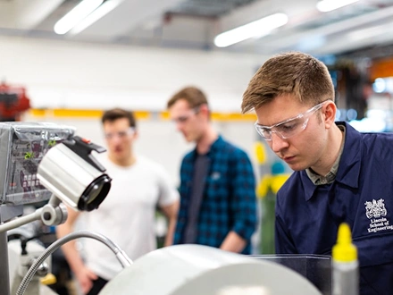 PanGao Leader engineering R&D team operating precision machinery in testing lab